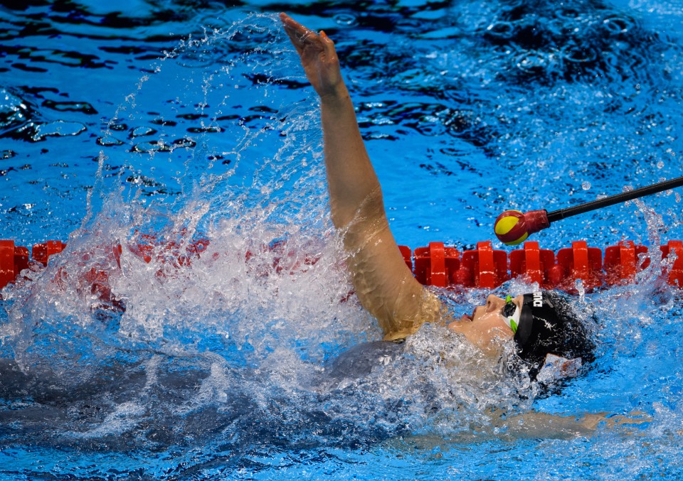 Liesette Bruinsma NED competes during Heat 1 of the Women's 100m Backstroke - S11at the Olympic Aquatics Stadium. The Paralympic Games, Rio de Janeiro, Brazil, Friday 9th September 2016. Photo: Bob Martin for OIS/IOC. Handout image supplied by OIS/IOC